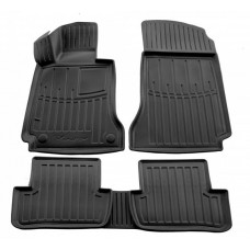 3D килимки для Mercedes Benz W204 C (2007-2015) з бортиками 30 мм (Stingray)
