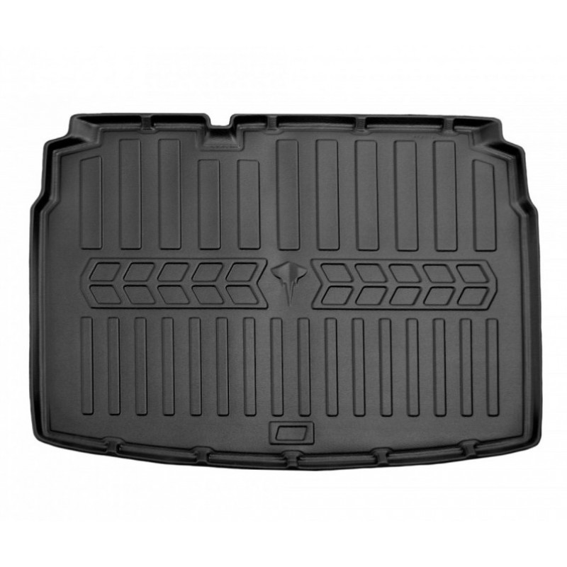 Килимок в багажник для Volkswagen Golf V (2003-2008) hatchback з докаткою з бортиками 30 мм (Stingray)