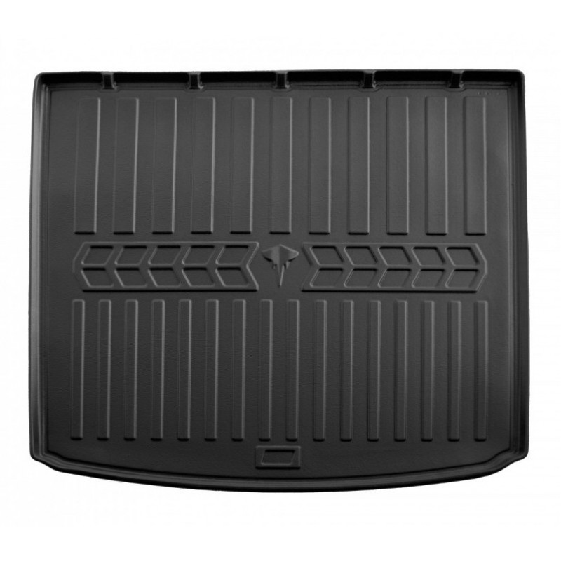 Килимок в багажник для Volkswagen Touran II (2015-...) верхня поличка з бортиками 30 мм (Stingray)