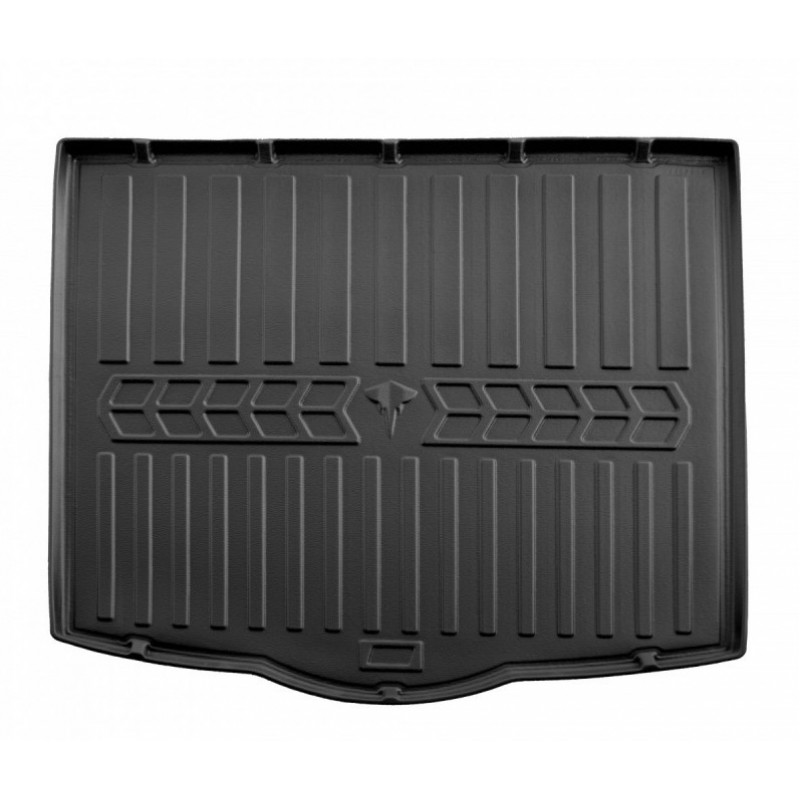 Килимок в багажник для Volkswagen Touran II (2015-...) нижня поличка з бортиками 30 мм (Stingray)