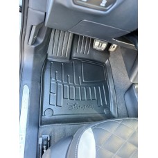 3D килимки для Audi Q5 e-tron (2021-...) (5/6 місць) з бортиками 30 мм (Stingray)