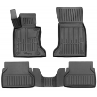 3D килимки для BMW 5 (E60) (2003-2010) 2WD з бортиками 30 мм (Stingray)