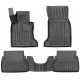 3D килимки для BMW 5 (E60) (2003-2010) 2WD з бортиками 30 мм (Stingray)