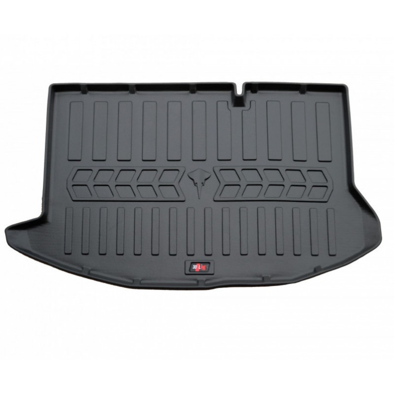 Килимок в багажник для Ford Fiesta 2008-2017 НВ з бортиками 30 мм (Stingray)