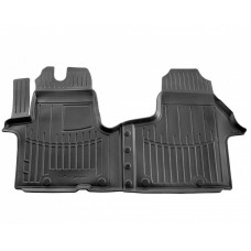 Поліуретанові килимки для Renault Trafic III (2014-...) (1plus2) з бортиками 30 мм (Stingray)