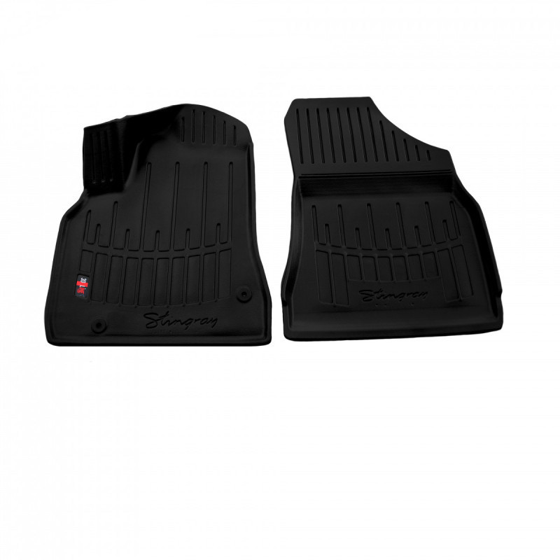 Передні 3D килимки для Citroen Berlingo (B9)/Peugeot Partner Tepee 2008- з бортиками 30 мм (Stingray)