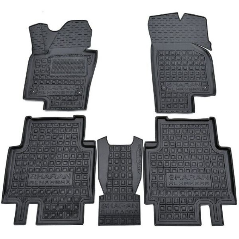 Коврики в салон Volkswagen Sharan II (2010-...) (Avto-Gumm)