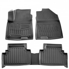 3D килимки для Hyundai Kona Electric (2018-...) з бортиками 30 мм (Stingray)