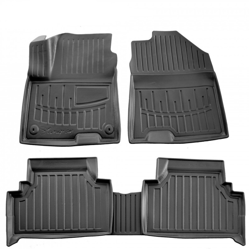 3D килимки для Hyundai Kona Electric (2018-...) з бортиками 30 мм (Stingray)