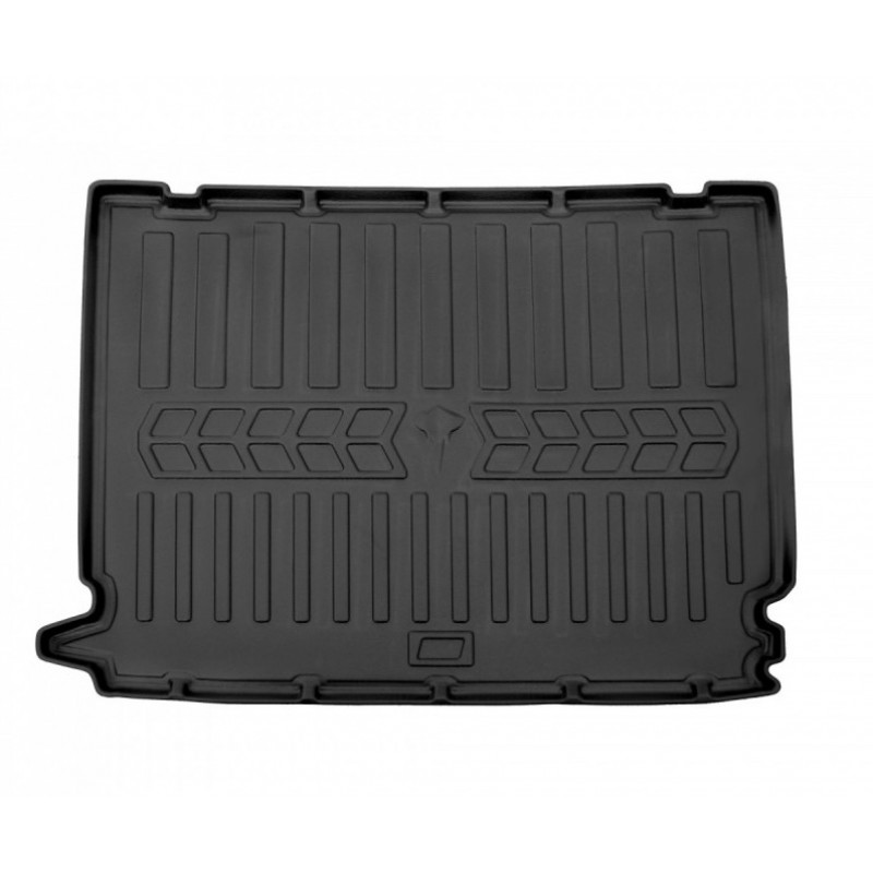 Килимок в багажник для Renault Clio IV (2012-2019) Universal нижня поличка з бортиками 30 мм (Stingray)