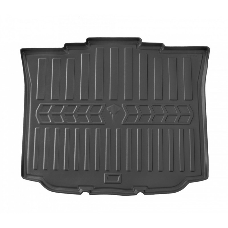 Килимок в багажник для Skoda Roomster (2006-2015) з бортиками 30 мм (Stingray)