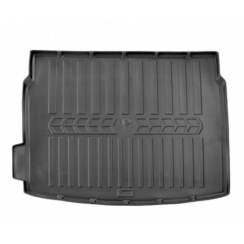 Килимок в багажник для Zeekr 001 (2021-...) верхня поличка з бортиками 30 мм (Stingray)