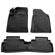 3D килимки для Hyundai Kona Electric (2023-...) з бортиками 30 мм (Stingray)