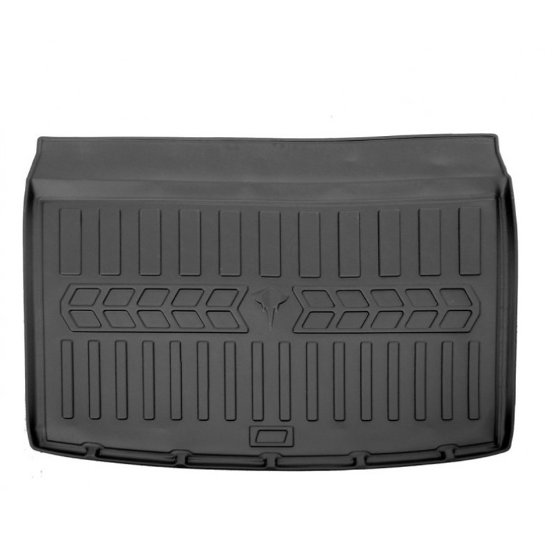 Килимок в багажник для Hyundai Kona Electric | ДВС (2023-...) нижня поличка з бортиками 30 мм (Stingray)