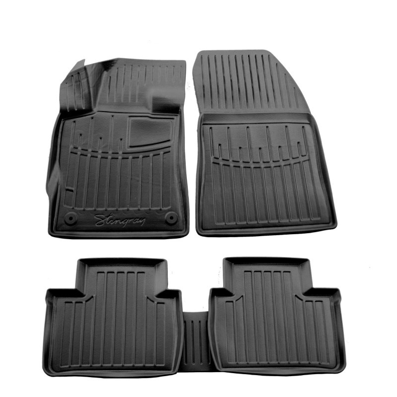 3D килимки для Peugeot 408 (2022-...) з бортиками 30 мм (Stingray)