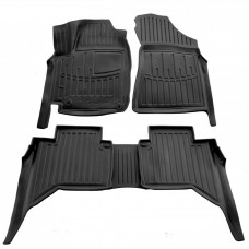 3D килимки для Peugeot Landtrek (2019-...) з бортиками 30 мм (Stingray)