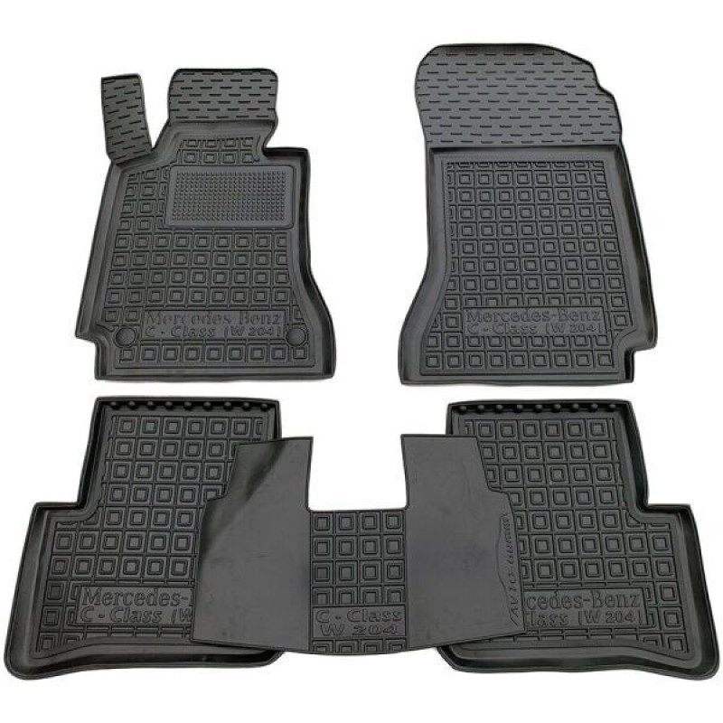 Коврики в салон Mercedes Benz W204 C (2007-2015) (Avto-Gumm)
