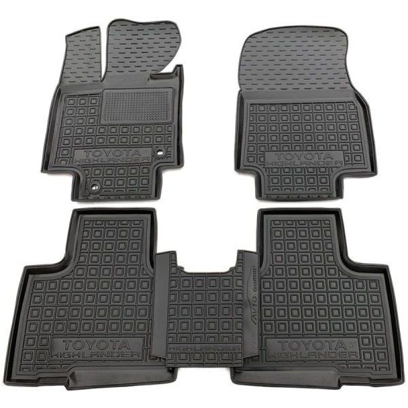 Коврики в салон Toyota Highlander (XU70) (2019-...) (Avto-Gumm)