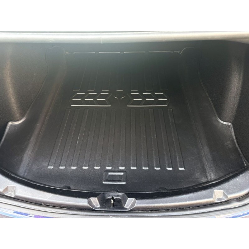 Килимок в багажник для Tesla Model 3 (2017-...) з бортиками 30 мм (Stingray)
