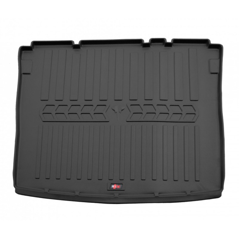 Килимок в багажник для Volkswagen Caddy Life (2003-2020) 4-х дверний з бортиками 30 мм (Stingray)