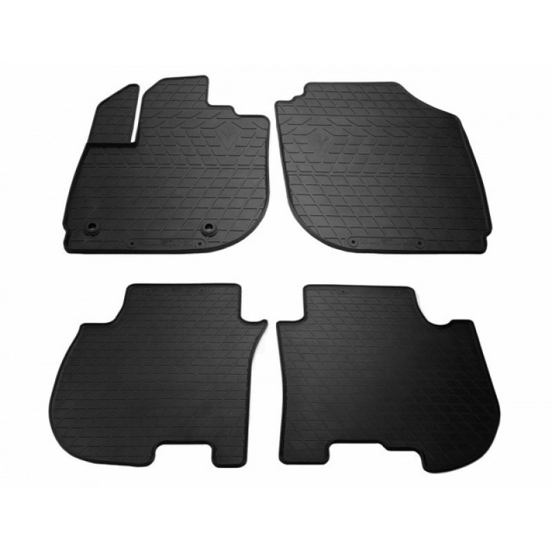 Гумові килимки в салон для Honda Jazz IV (2015-2020) комплект з 4 штук (Stingray)
