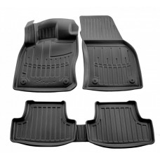 3D килимки для Audi Q2 (2016-...) з бортиками 30 мм (Stingray)