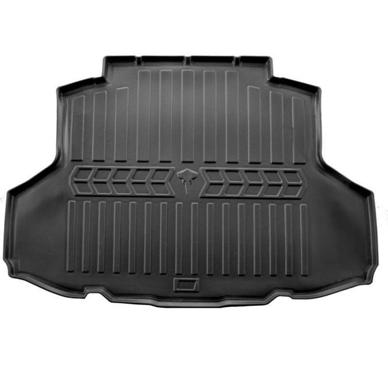 Килимок в багажник для Mitsubishi Lancer IX (2003-2009) (sedan) з бортиками 30 мм (Stingray)