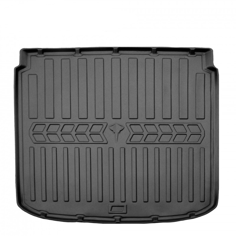 Килимок в багажник для Seat Altea XL (2006-2015) Нижня поличка з бортиками 30 мм (Stingray)