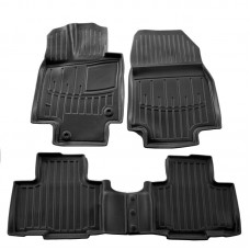 3D килимки для Toyota Highlander (XU70) (2019-...) з бортиками 30 мм (Stingray)