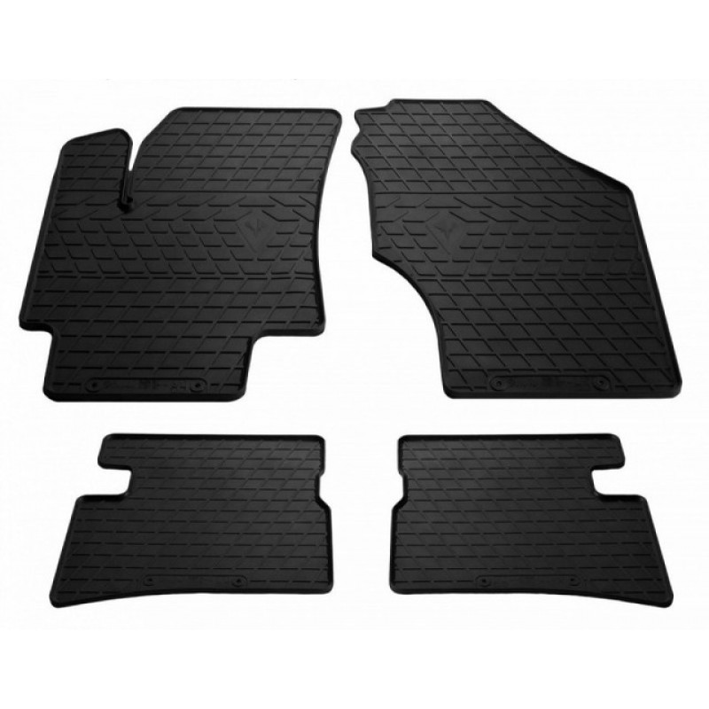 Гумові килимки в салон для Hyundai Accent (MC) (2006-2010) комплект з 4 штук (Stingray)