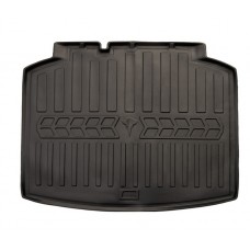 Килимок в багажник для Skoda Scala (2019-...) з бортиками 30 мм (Stingray)