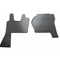 Гумові килимки в салон для Scania R Streamline (2013-2016) (пневматичне пасажирське сидіння) комплект з 2 штук (Stingray)