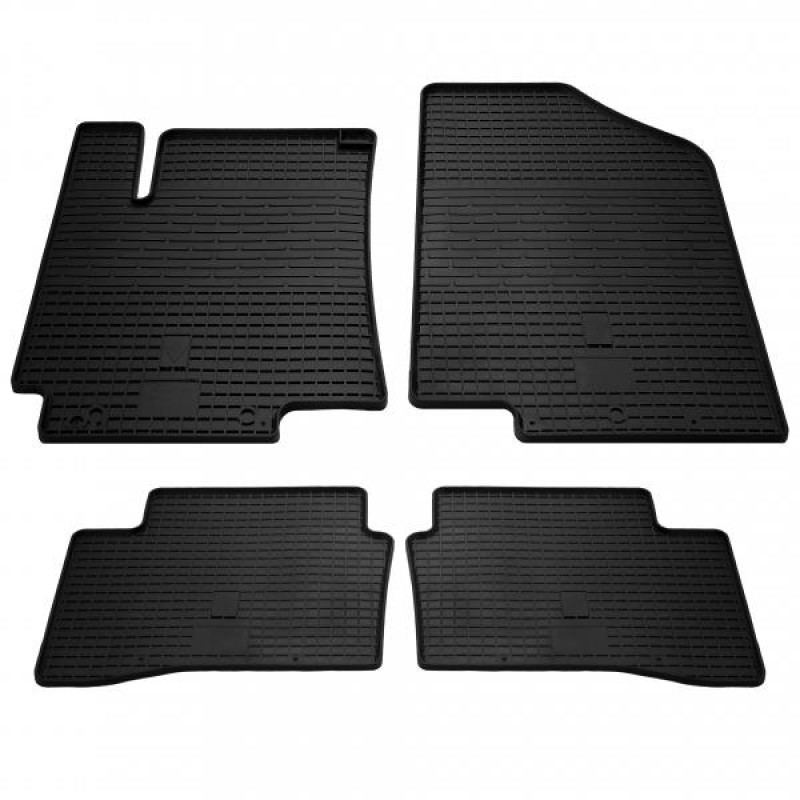Гумові килимки в салон для Hyundai Accent (RB) (2010-2017) комплект з 4 штук (Stingray)