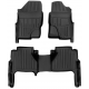 3D килимки для Nissan Navara (D40) (2005-2010) праве кермо з бортиками 30 мм (Stingray)