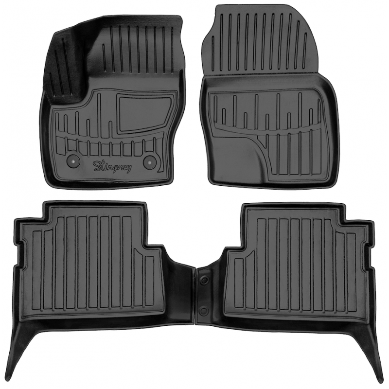 3D килимки для Ford C-Max (2011-...) кліпси FC2 з бортиками 30 мм (Stingray)