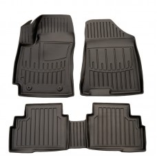 3D килимки для Hyundai Kona (2023-...) з бортиками 30 мм (Stingray)