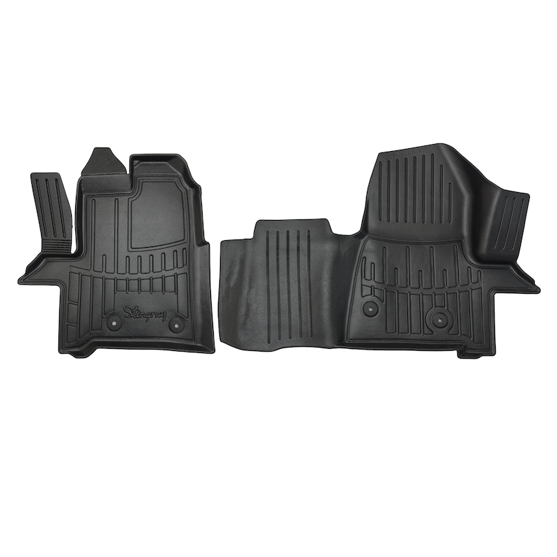 Поліуретанові килимки для Ford Transit (2014-...) з бортиками 30 мм (Stingray)