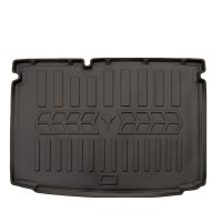 Килимок в багажник для Volkswagen Polo Hatchback 2009- нижня поличка з бортиками 30 мм (Stingray)