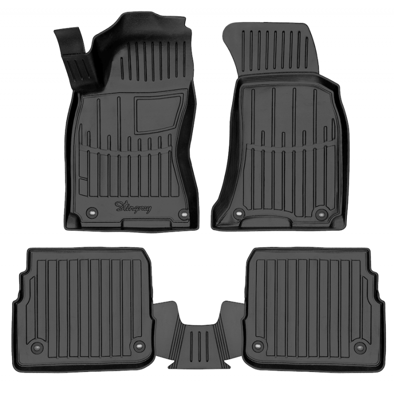 3D килимки для Skoda Superb I (3U) (2001-2008) з бортиками 30 мм (Stingray)
