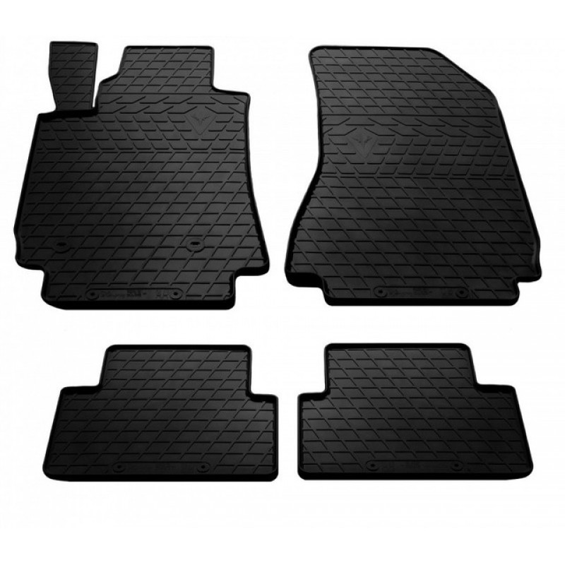 Гумові килимки в салон для Alfa Romeo 159 (2005-2011) комплект з 4 штук (Stingray)