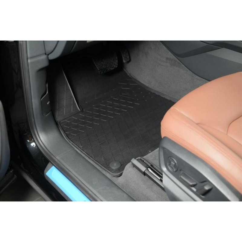 Гумові килимки в салон для Audi Q7 (4M) (2015-...) комплект з 4 штук (Stingray)