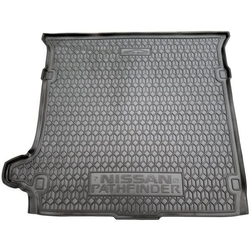 Килимок в багажник для Nissan Pathfinder III (R51) (2005-2014) з вухом (Avto-Gumm)