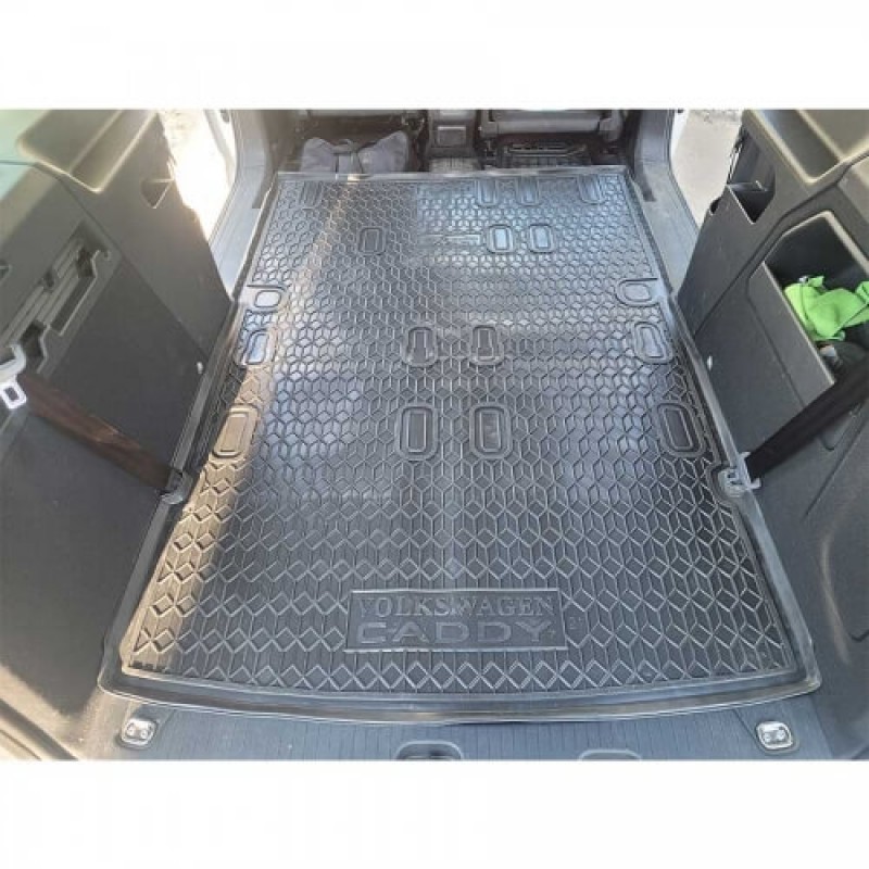 Килимок в багажник для Volkswagen Caddy IV (2020-...) Maxi 7 місць (Avto-Gumm)