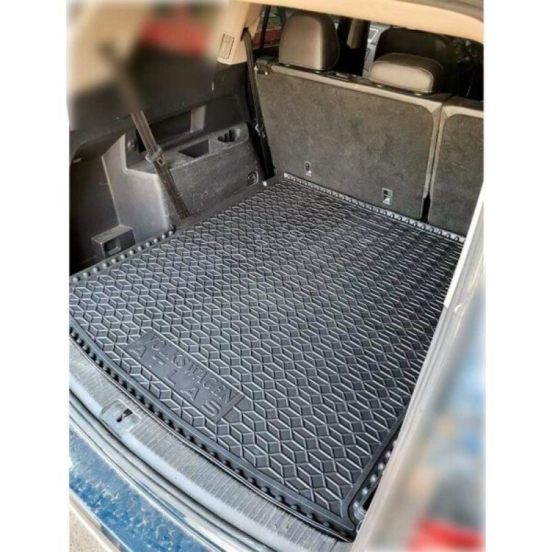 Килимок в багажник для Volkswagen Atlas (2016-...) 7 місць довгий (Avto-Gumm)