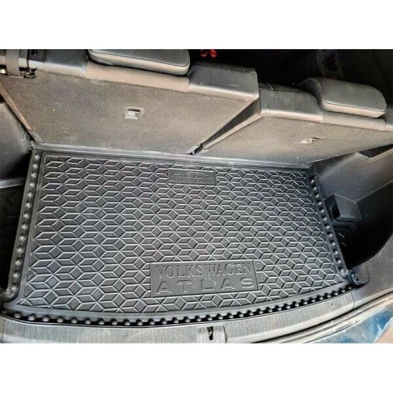 Килимок в багажник для Volkswagen Atlas (2016-...) 7 місць короткий (Avto-Gumm)