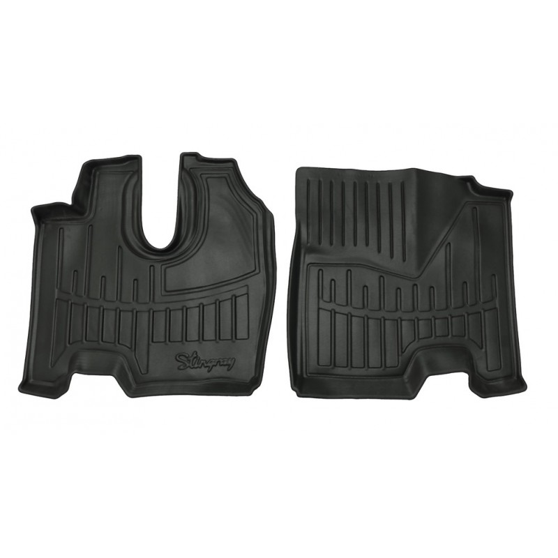 3D килимки для Mercedes Benz ATEGO (1998-2013) з бортиками 30 мм (Stingray)