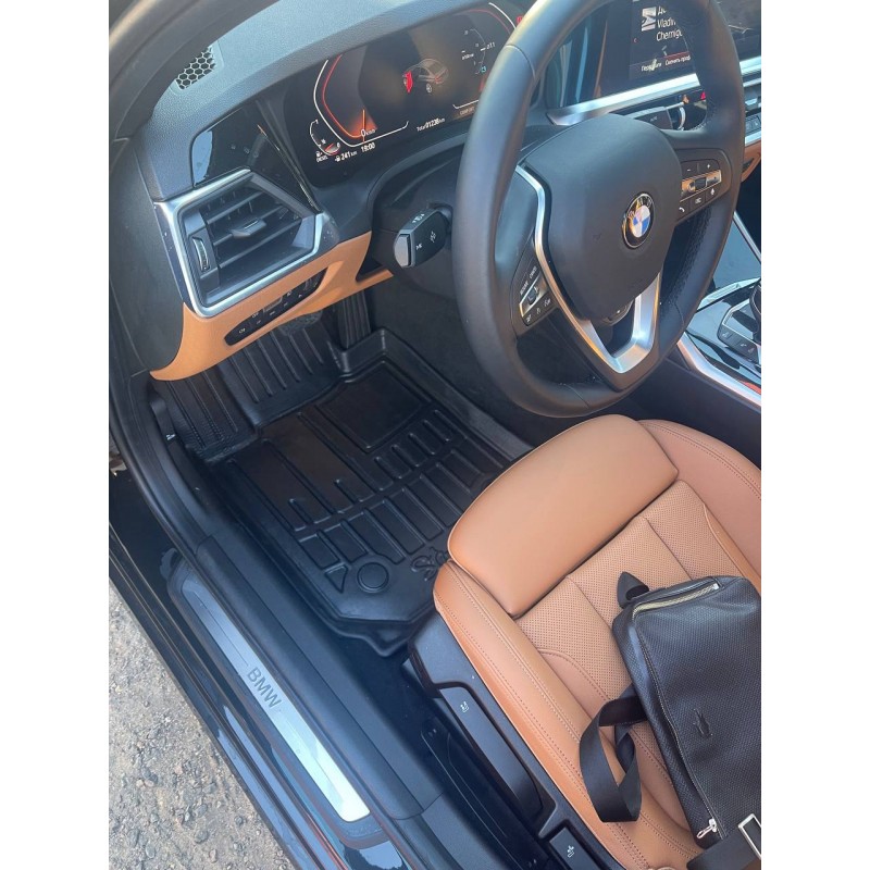 3D килимки для BMW 3 (G21) (2019-...) з бортиками 30 мм (Stingray)