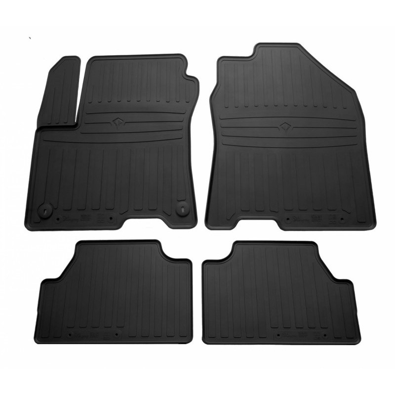 Гумові килимки в салон для Hyundai Kona Electric (2018-...) комплект з 4 штук (Stingray)