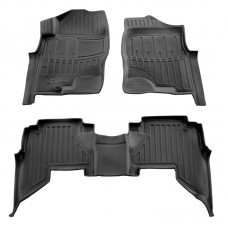 3D килимки для Nissan Pathfinder III (R51) (2005-2010) з бортиками 30 мм (Stingray)