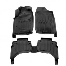 3D килимки для Mitsubishi L200 (KAOT) (2006-2015) (arabic version) з бортиками 30 мм (Stingray)